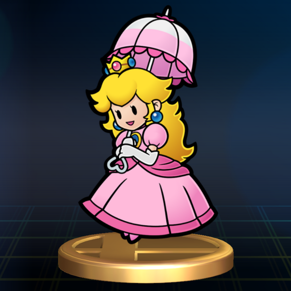 File:SSBB Trophy Paper Peach.png