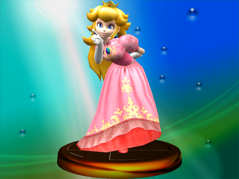 File:SSBM Trophy Peach Adventure.png