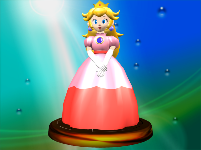 File:SSBM Trophy Peach Classic.png