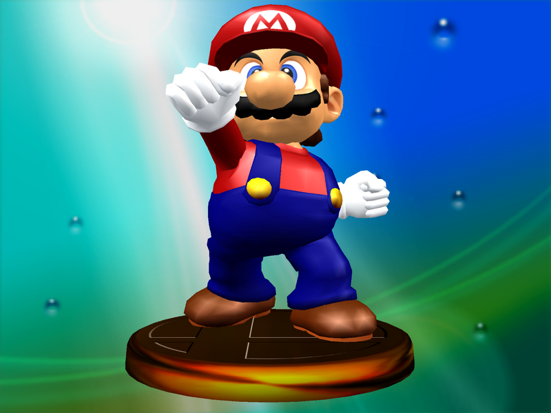 File:SSBM Trophy Mario (Classic).png