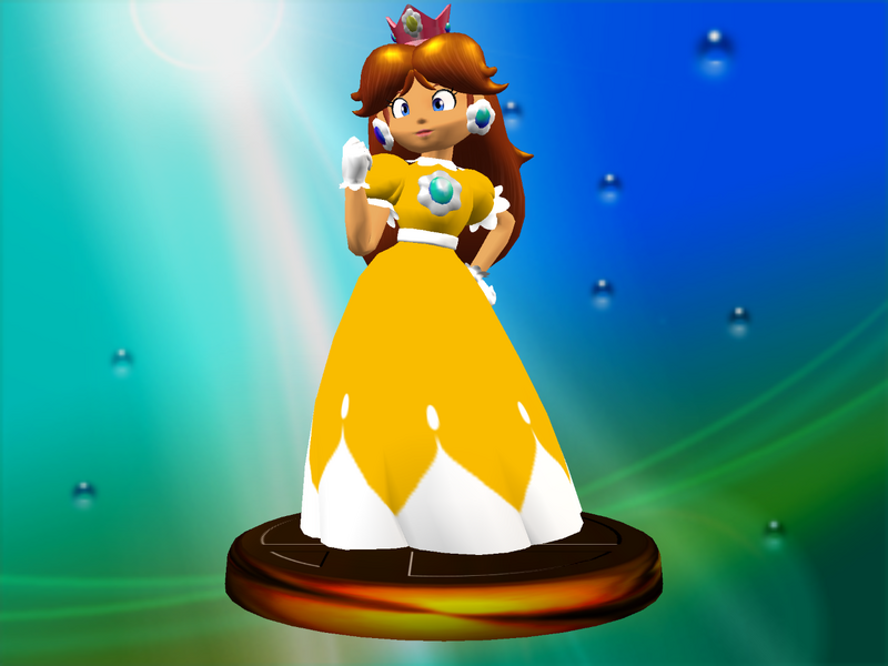 File:SSBM Daisy Trophy.png